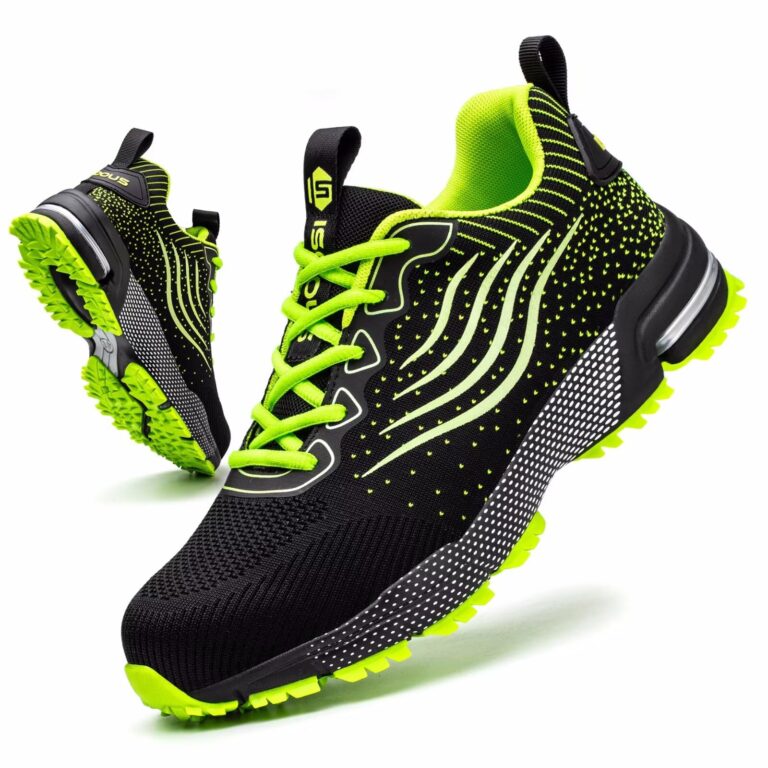 Scarpe antinfortunistiche unisex leggere con punta in acciaio e traspiranti