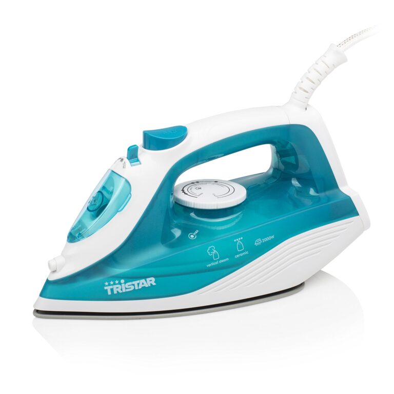 Tristar ST-8300 Ferro da stiro a vapore, 2000 W – Piastra in ceramica, temperatura regolabile, funzione vapore verticale e...