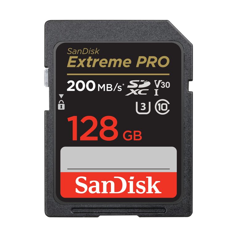 SanDisk Extreme PRO SDXC 128 GB fino a 200 MB/s UHS-I V30
