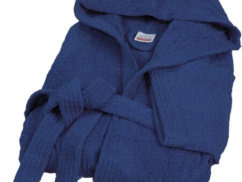 Bassetti Accappatoio 100% Cotone Spugna con Cappuccio – Unisex