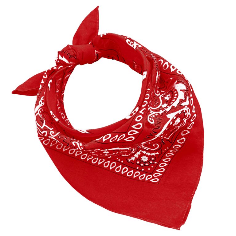 Bandana 100% cotone, set 3/5/10 unisex tinta unita e paisley