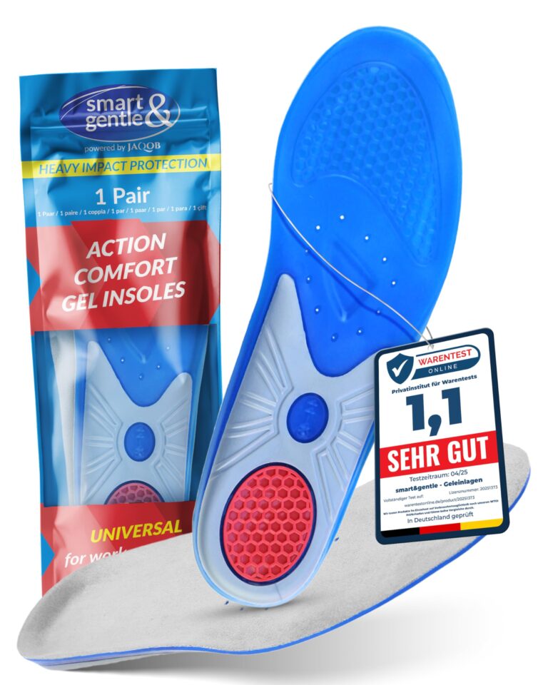 Solette in gel ammortizzanti taglia 42/43 – riduzione affaticamento