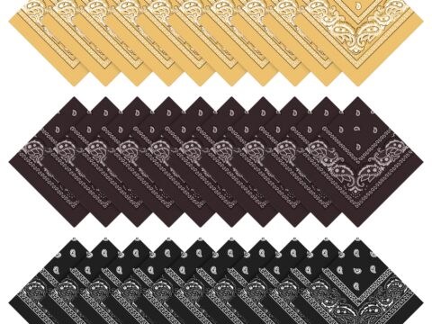 Yimomoyi Set 30 bandane paisley per feste e costumi Halloween