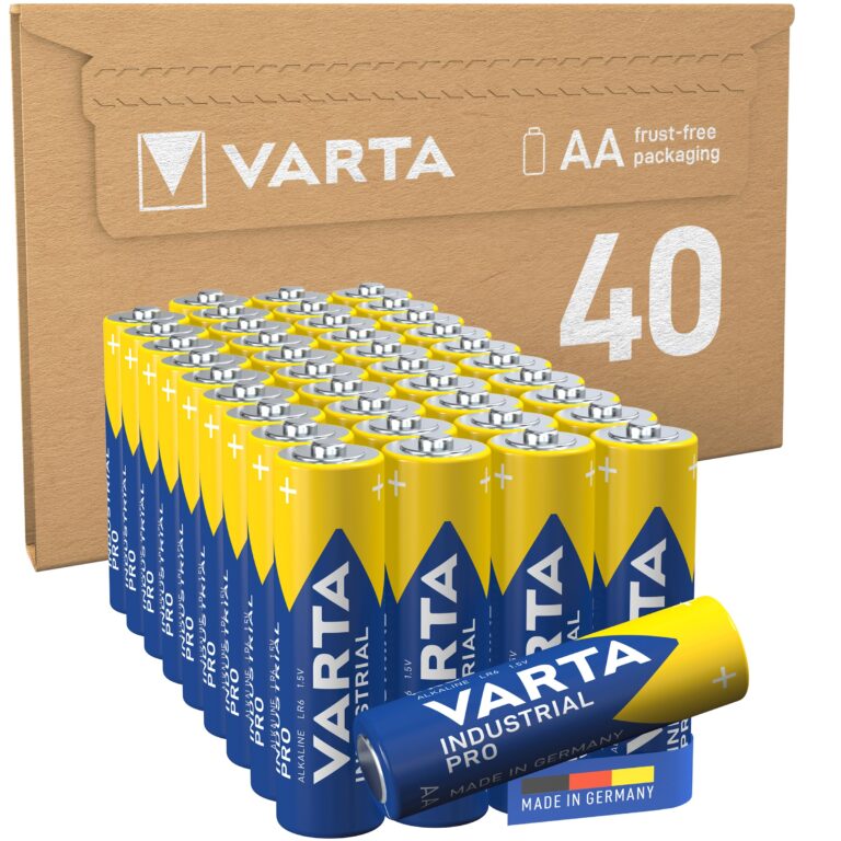VARTA Industrial Pro AA - Confezione da 40 Pile Alcaline