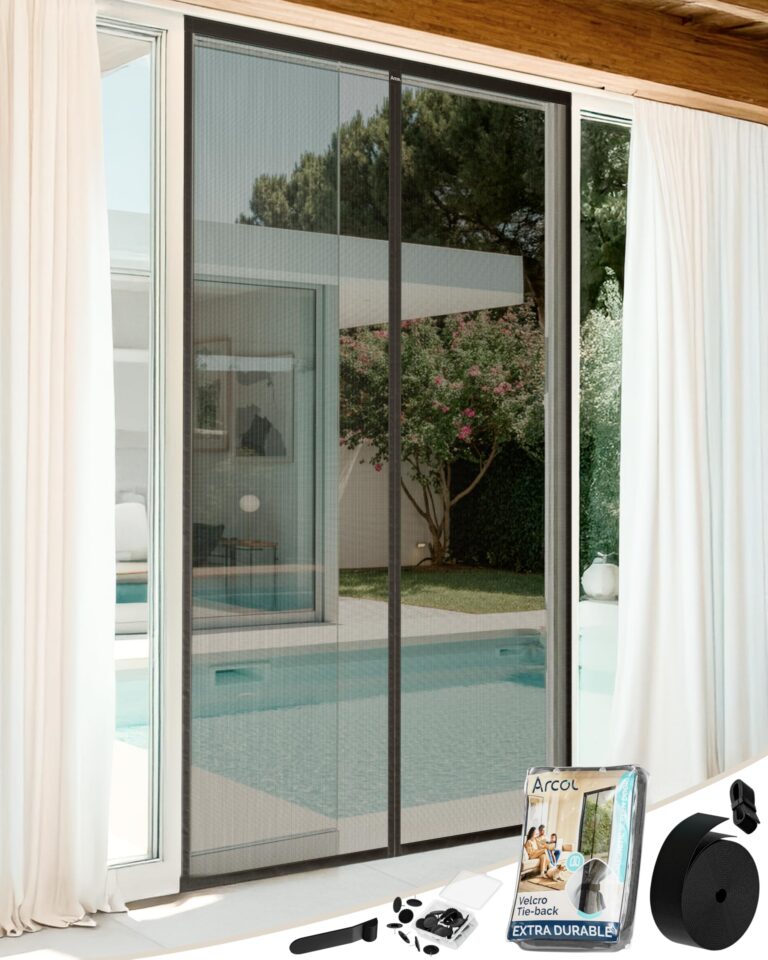 ARCOL Zanzariera Magnetica 120x240 cm in Fibra di Vetro Premium