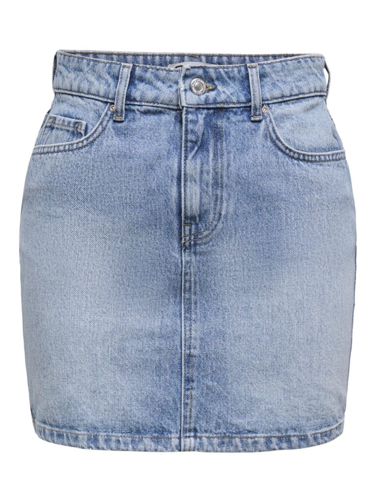 ONLY Gonna di jeans donna con bottone e passanti, design classico