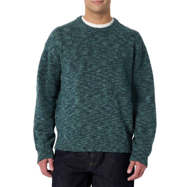 Amazon Essentials Pullover Girocollo Pesante Vestibilità Rilassata