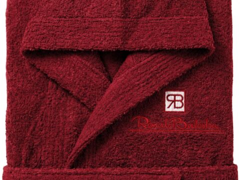 Renato Balestra Accappatoio Unisex in Spugna di Cotone con Cappuccio