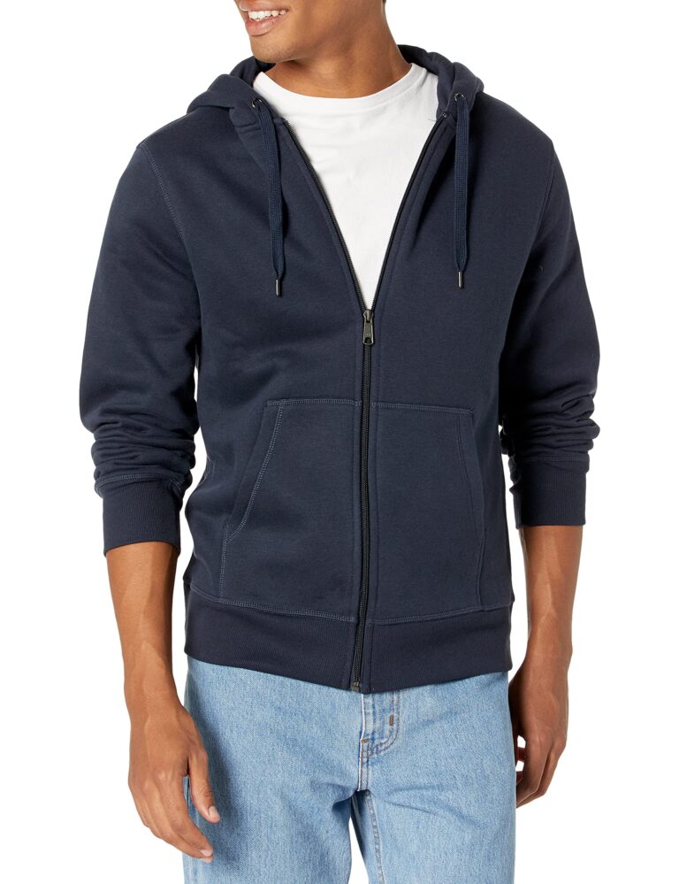 Amazon Essentials Felpa Uomo con Cappuccio e Zip in Pile