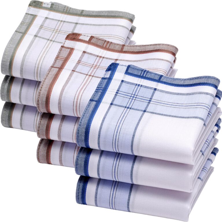 Merrysquare Fazzoletto da Uomo Henry Cotone Tinto in Filo 40x40 cm
