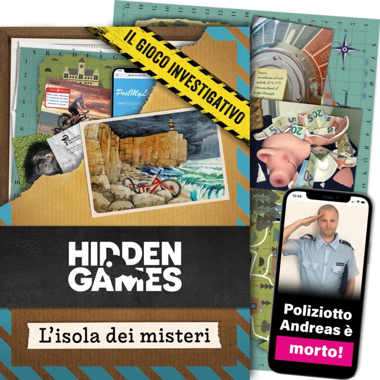 Hidden Games Luogo del Reato – L'isola dei misteri – Gioco investigativo, tipo Escape Room da tav...