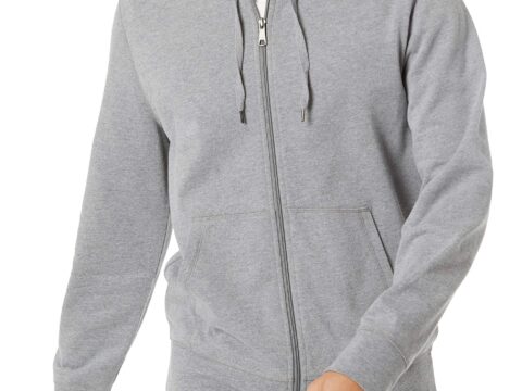 Amazon Essentials Felpa Uomo Leggera con Cappuccio e Zip in French Terry