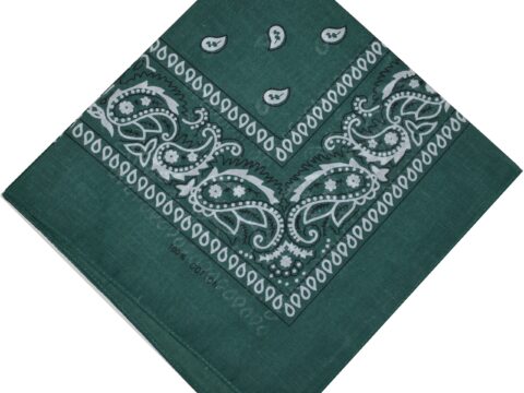 Bandana Paisley 100% cotone da biker in 25 colori