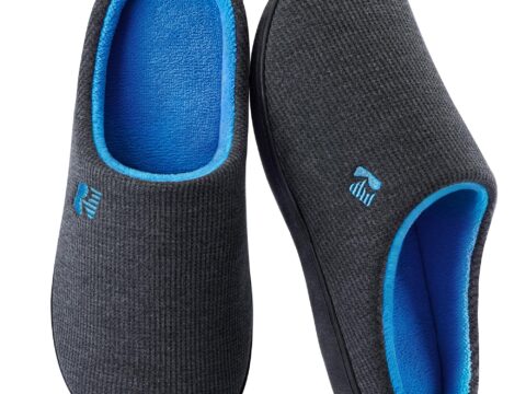 RockDove Pantofola Uomo Bicolore in Memory Foam