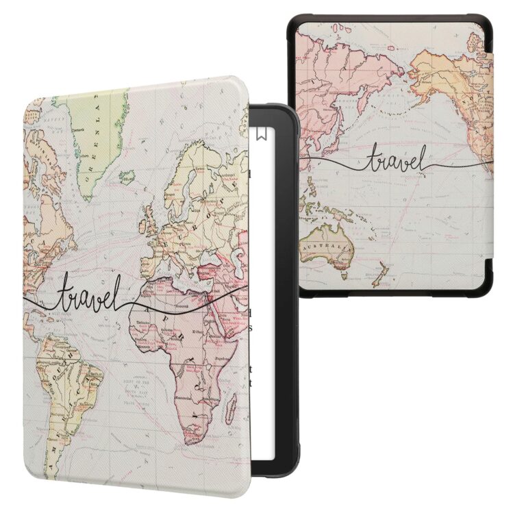kwmobile Custodia eReader Compatibile con Amazon Kindle Paperwhite (2024)/Colorsoft Cover - eBook Reader Flip Case - nero/...