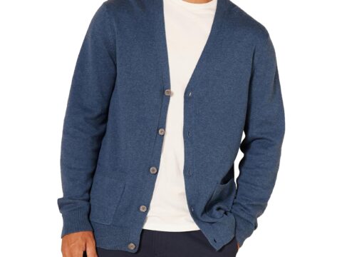 Amazon Essentials Cardigan in Cotone da Uomo