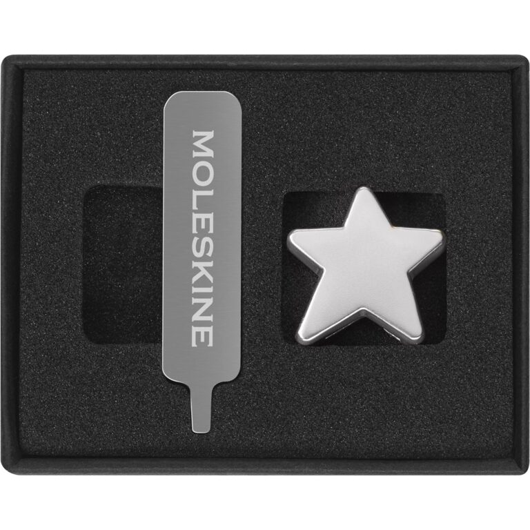 Moleskine Pin per Taccuino o Agenda Stella, Spilla Stella, Personalizza la Chiusura con Elastico, Idee Regalo Personalizza...