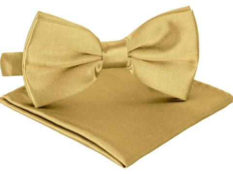 BomGuard Set Papillon e Pochette da Uomo Preannodato