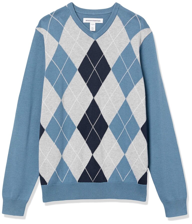 Amazon Essentials Maglione Pullover Scollo a V Uomo