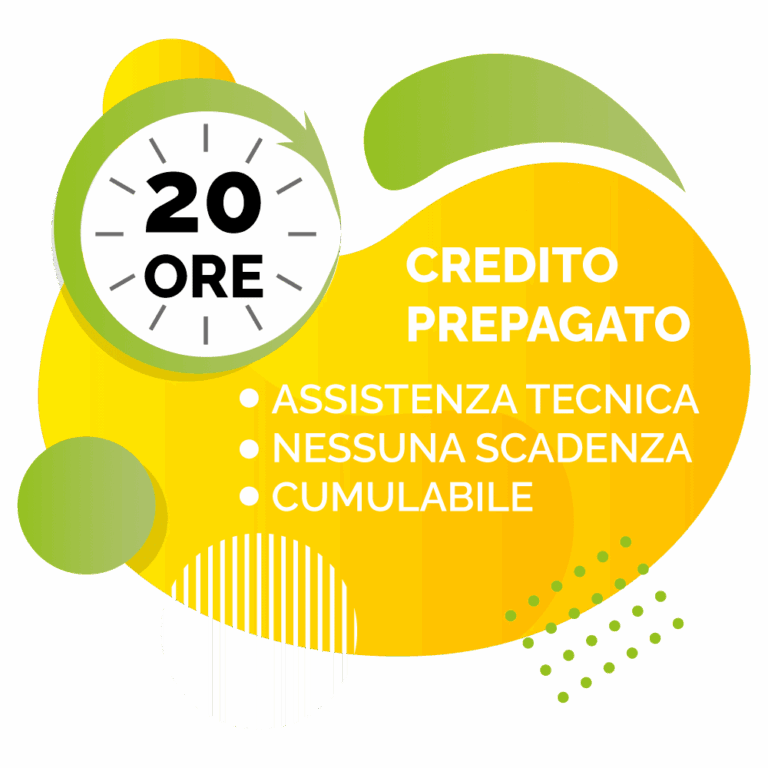 PACCHETTO ASSISTENZA 20 ORE