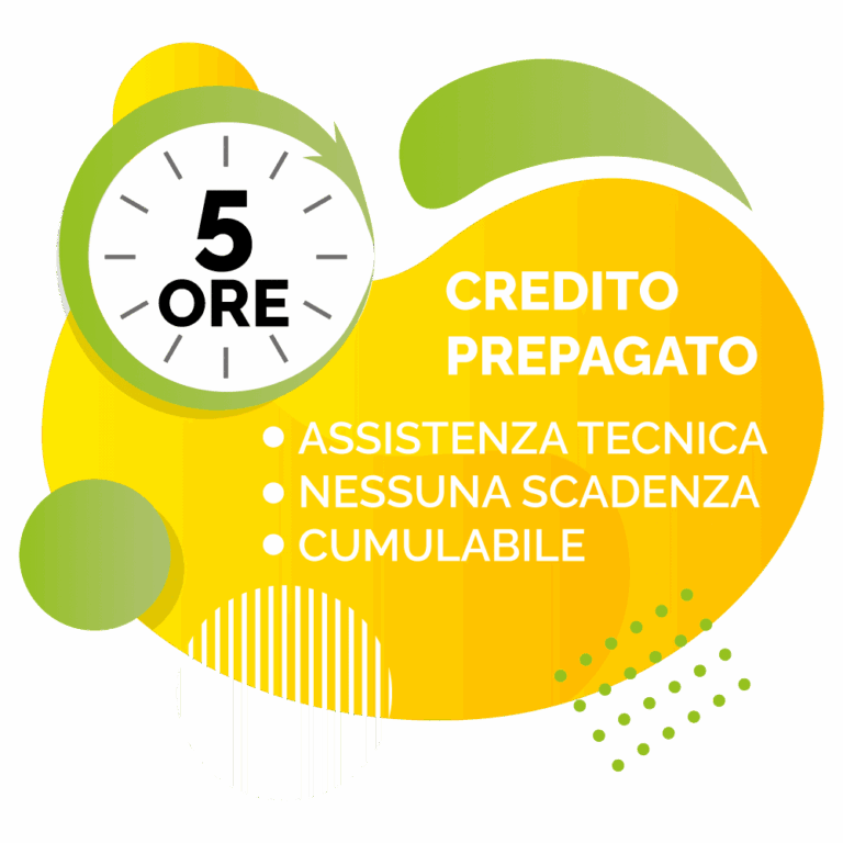 PACCHETTO ASSISTENZA 5 ORE