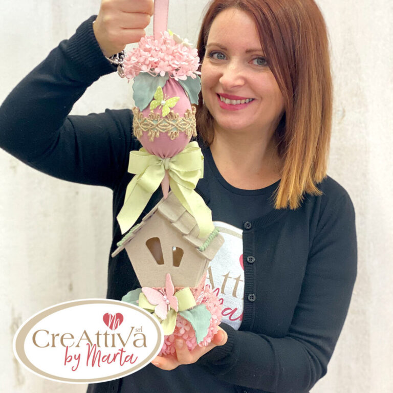 Kit Ghirlanda Uovo E Casa In Feltro 3Mm, Ortensie E Jersey – Crkit24700