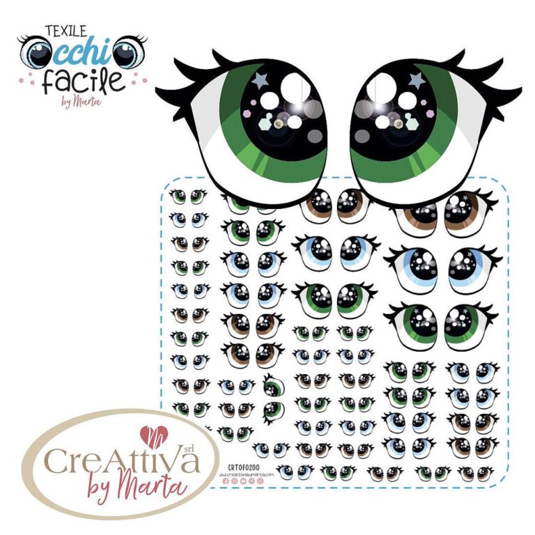 PANNOLENCI MORBIDOSO STAMPA OCCHIO FACILE 3-1CM FOGLIO 25X22CM LATTE - CRTOF00200