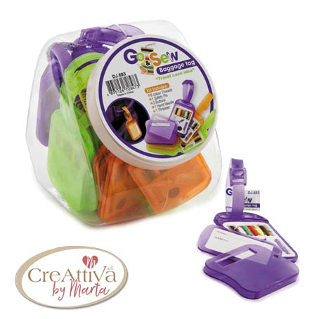 BARATTOLO ETICHETTE  DA VIAGGIO CON NECESSAIRE - 54ACC08200000