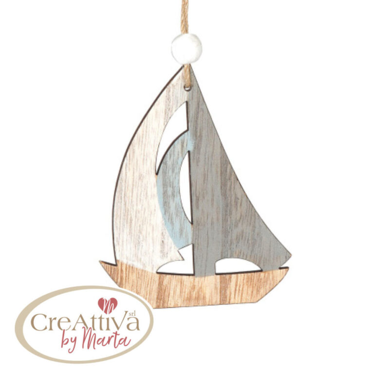 Barca In Legno 7X6Cm – 78Dec05500