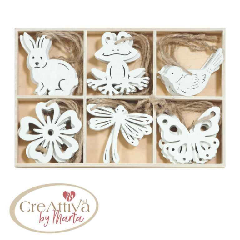 Mix Elementi In Legno 5.5Cm (24Pz) – 78Dec06200