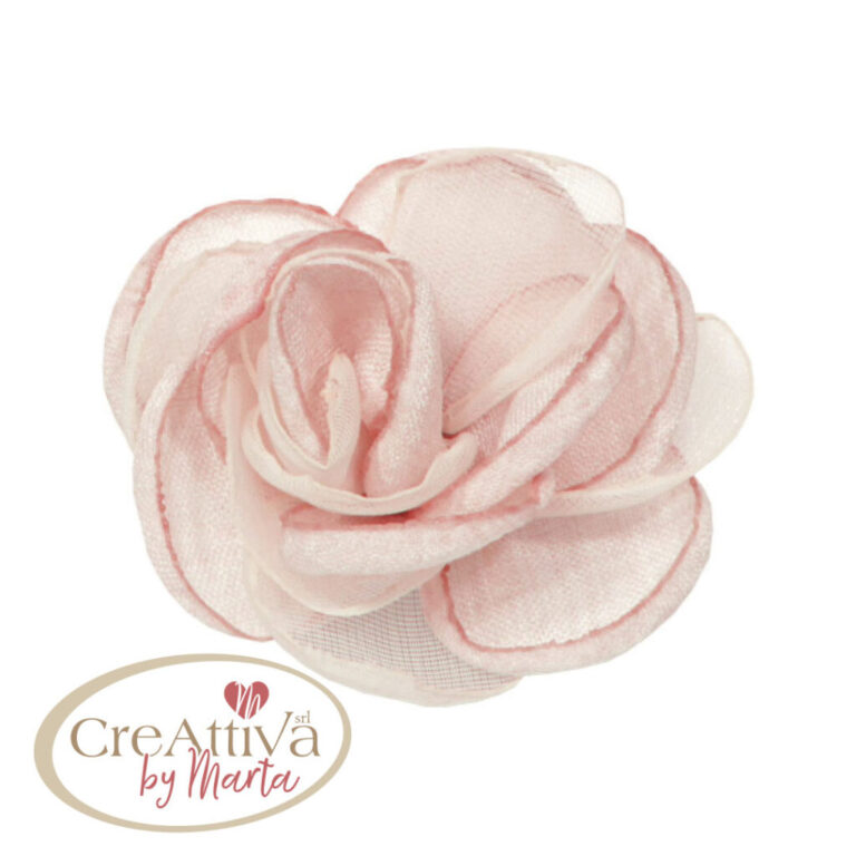 ROSA IN ORGANZA H5CM - 78DEC068