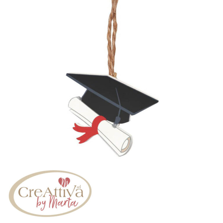 Set 6 Tocco Laurea 4 ,5X3,4Cm
