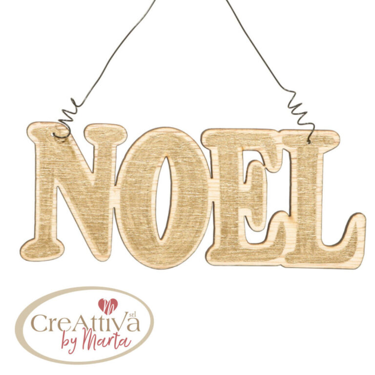 Scritta Legno Noel 15Xh15,8Cm – 78Dec10400