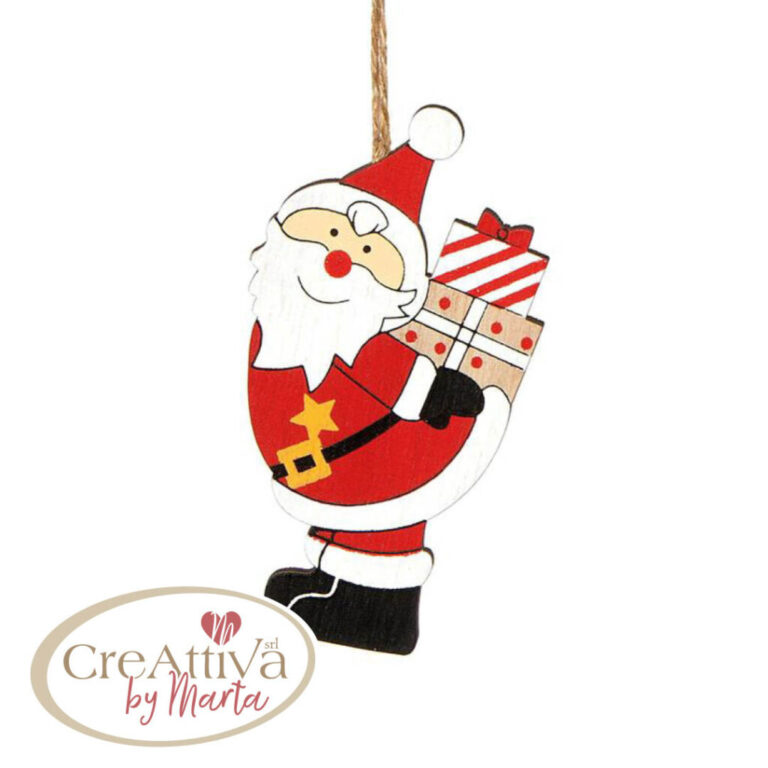 Set 6Pz Babbo Natale  4,5X9Cm – 78Dec13700