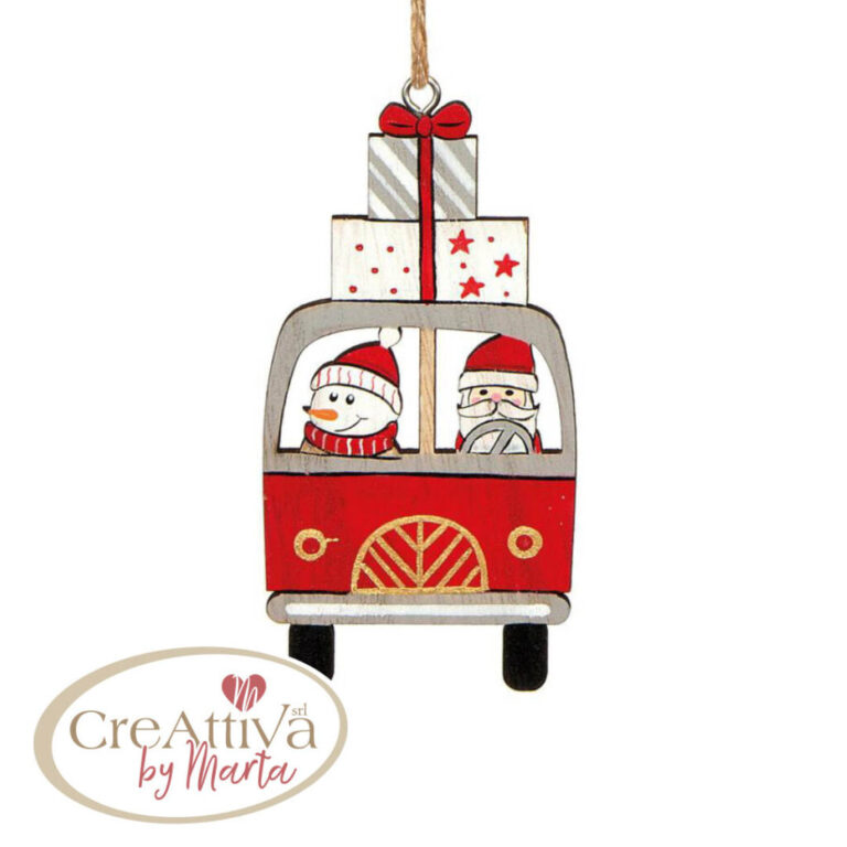 Set 3 Pz Furgoncino  Christmas 5,2X10Cm – 78Dec14000
