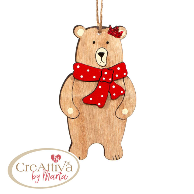 Set 3 Orsi In Legno 5X8,8Cm – 78Dec15300