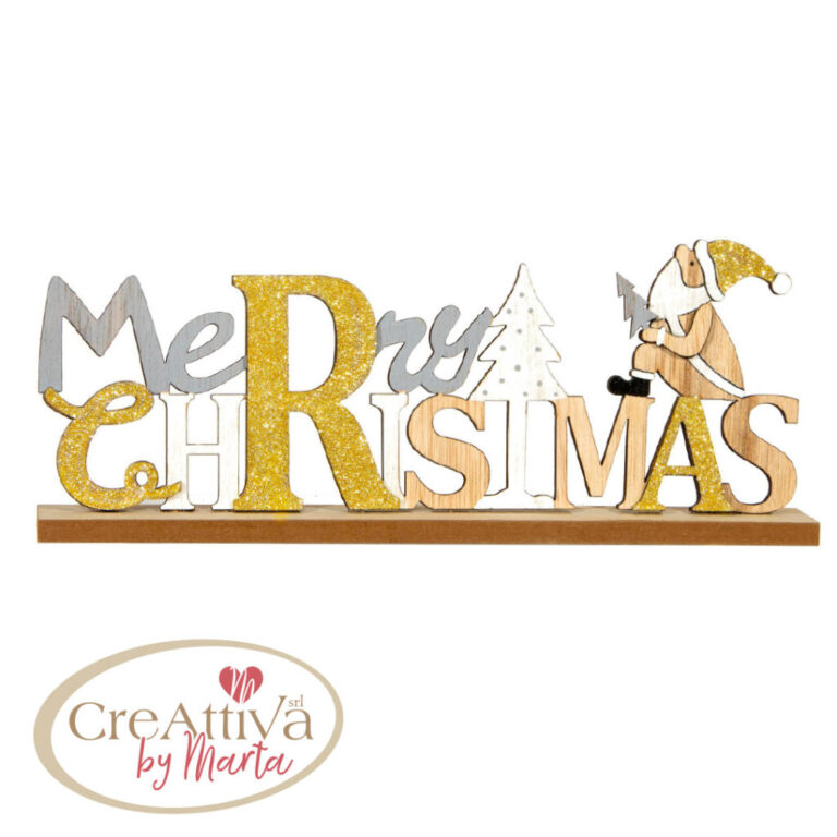 Scritta Da Appoggio Merry Christmas – 78Dec16000