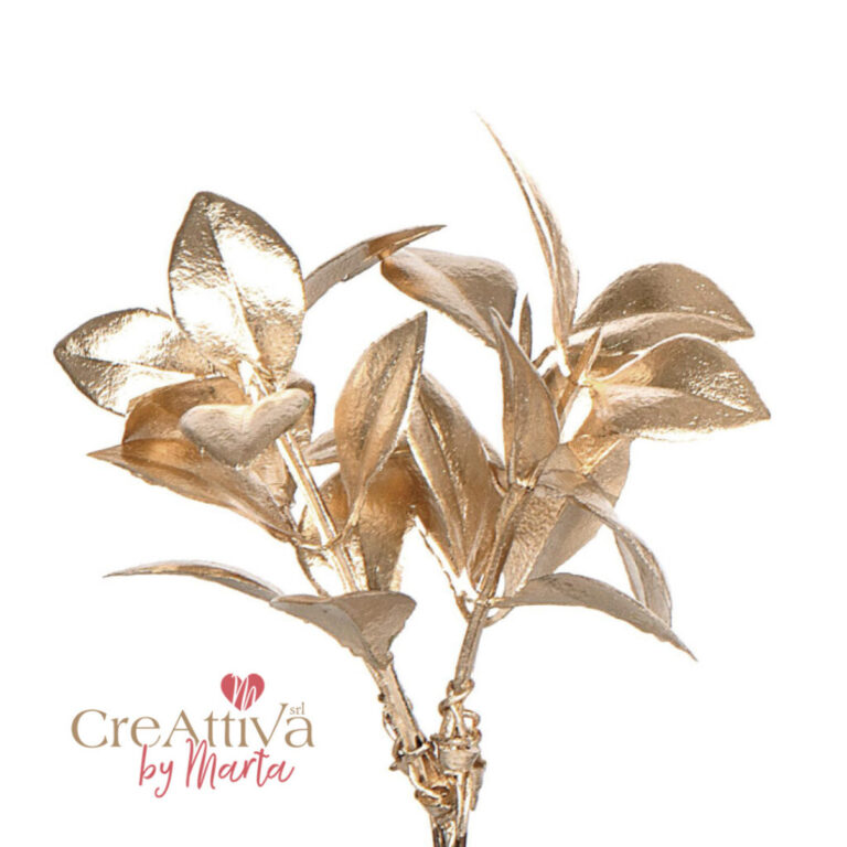 Ramo Foglie Champagne H12Cm – 78Dec182