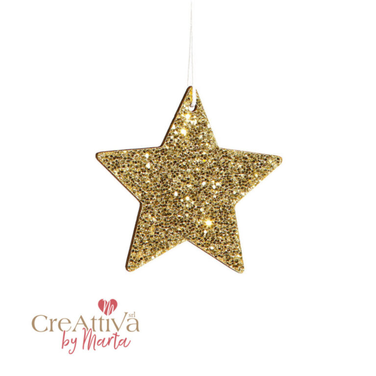 Set 4 Stelle Glitter 7Xh6,8Cm – 78Dec184