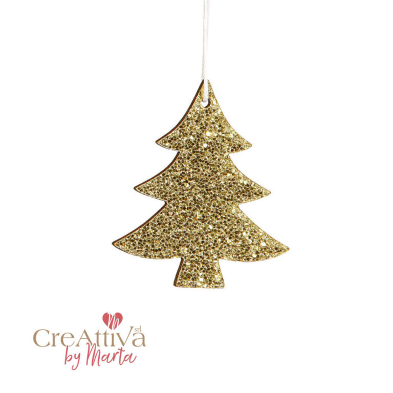 Set 4 Alberi Glitter 6X7Cm – 78Dec185