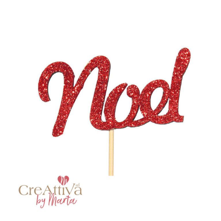Set 2 Pick Noel In Legno 8X28,5Cm – 78Dec194