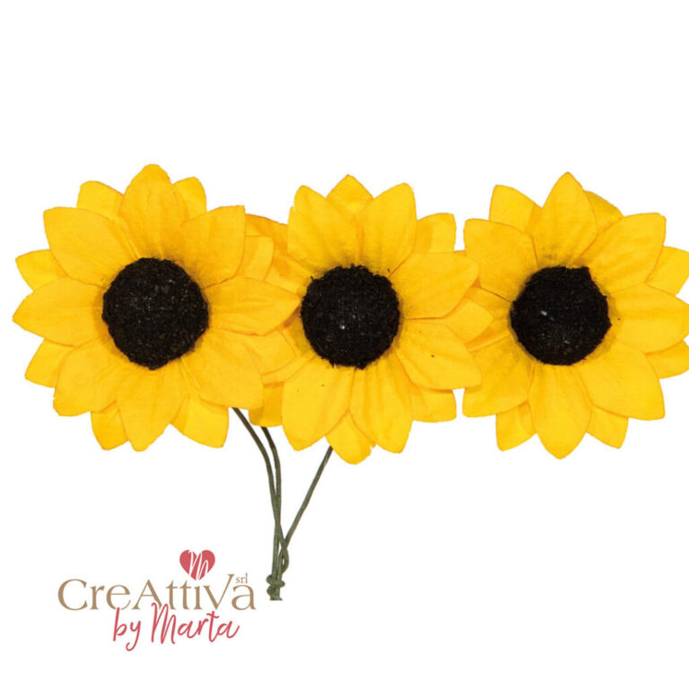 Set 12 Girasole In Carta 3,5Cm – 78Dec209