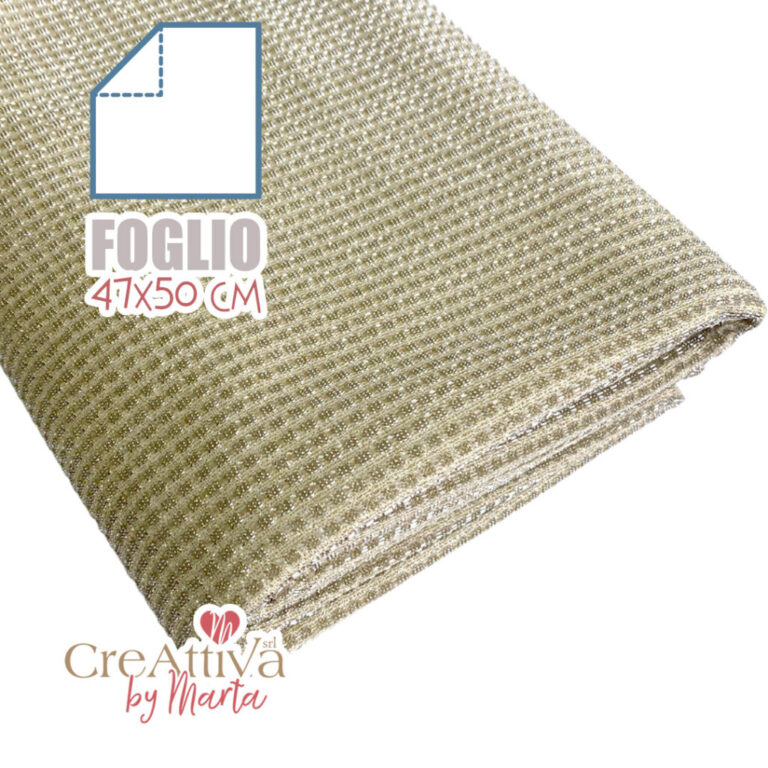 Tessuto Scintillante Foglio 47X50Cm Circa – 78Fte025