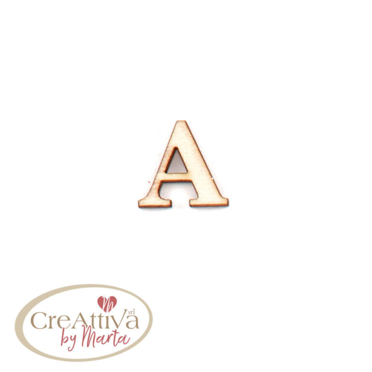 UN FOGLIO DA 16 LETTERE "A" IN LEGNO ADESIVE 1,5CM - 78LALF0A00