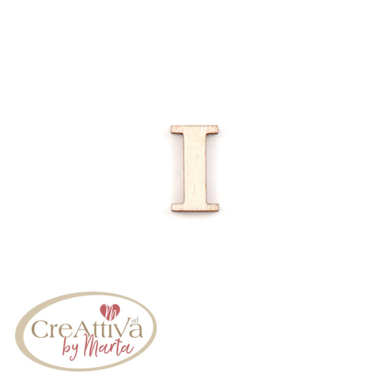 UN FOGLIO DA 16 LETTERE "I" IN LEGNO ADESIVE 1.5CM - 78LALF0I00