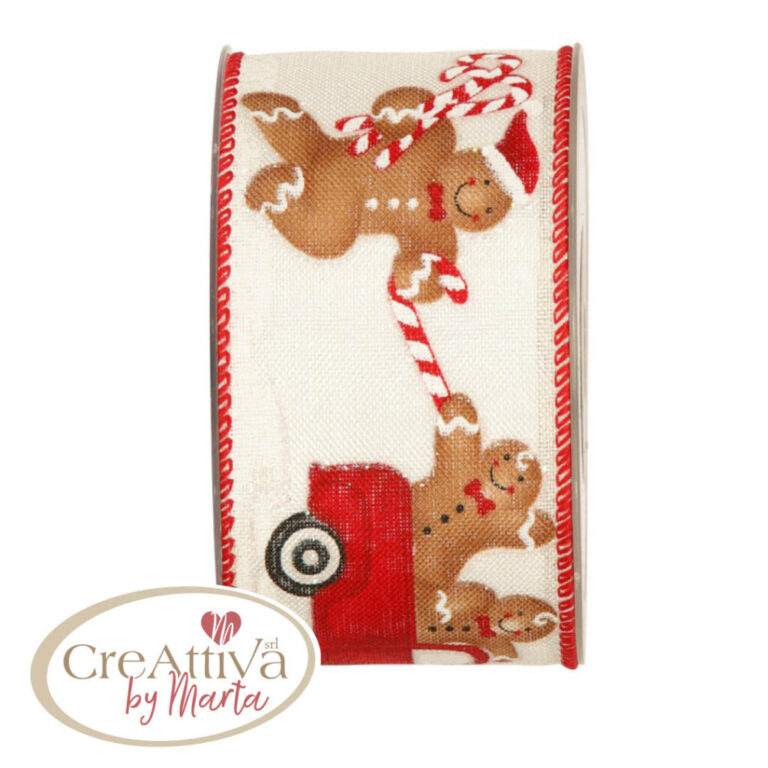 Nastro Gingerbread H  6,3 Cm