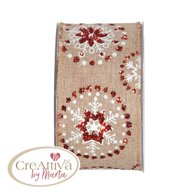 Nastro Cerchi Glitte R H.6,3Cm