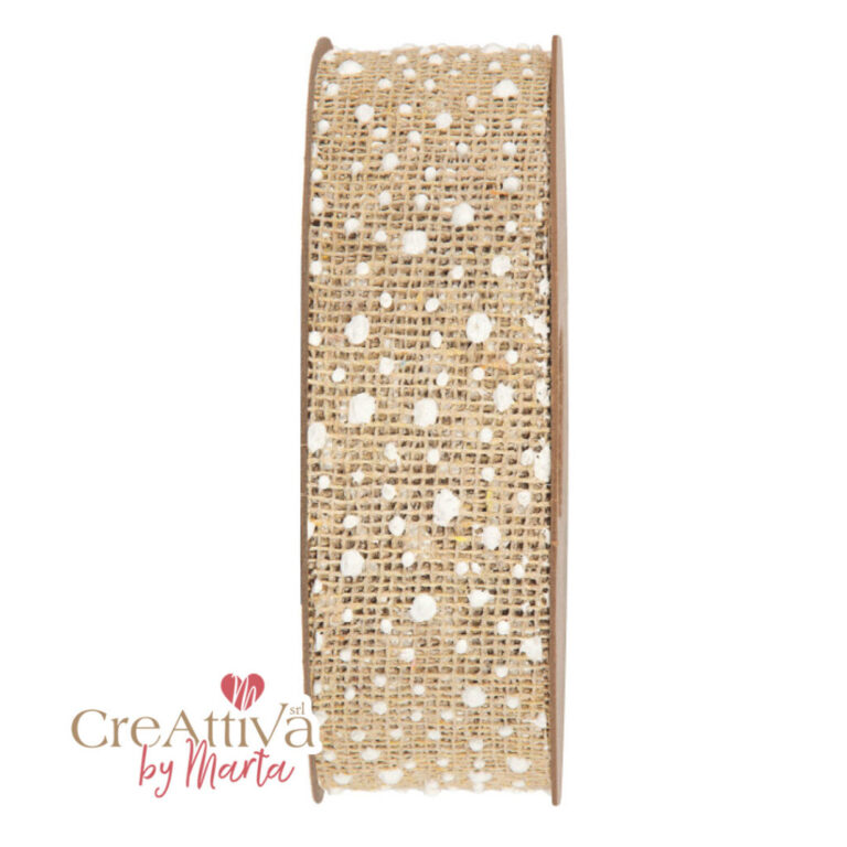 1 Metro Di Nastro Juta Neve H4Cm – 78Nas316