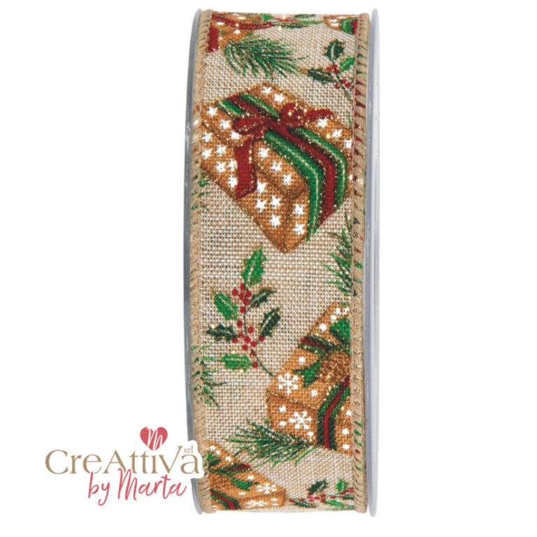 1 Metro Di Nastro Animato Pacchi Regalo H4Cm – 78Nas333