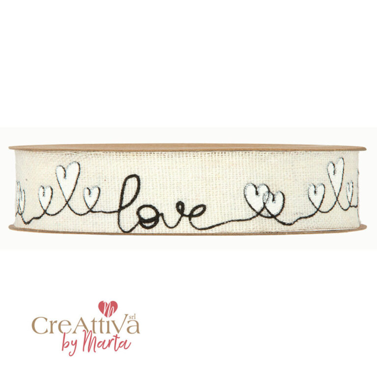 1 Metro Nastro Scritta Love H.2,5Cm – 78Nas349